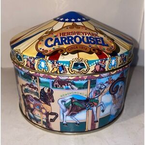 Hershey Park Carrousel Tin Box